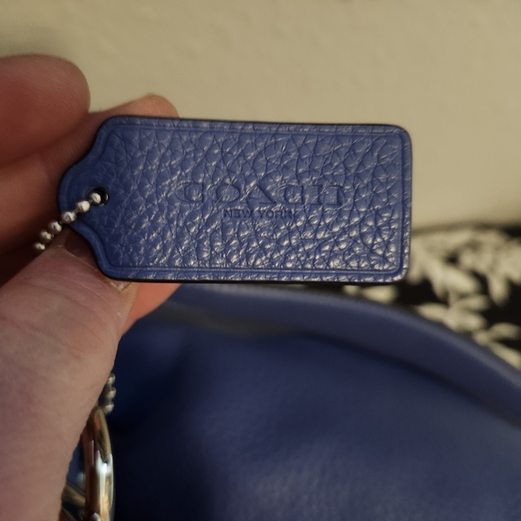 Coach Periwinkle ABBY Leather Shoulder Bag - Picture 8 of 15